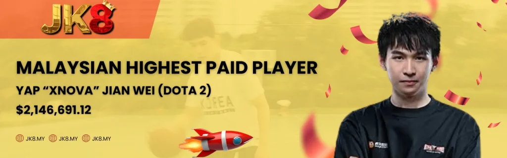 malaysian highest paid player Yap “xNova” Jian Wei (Dota 2)